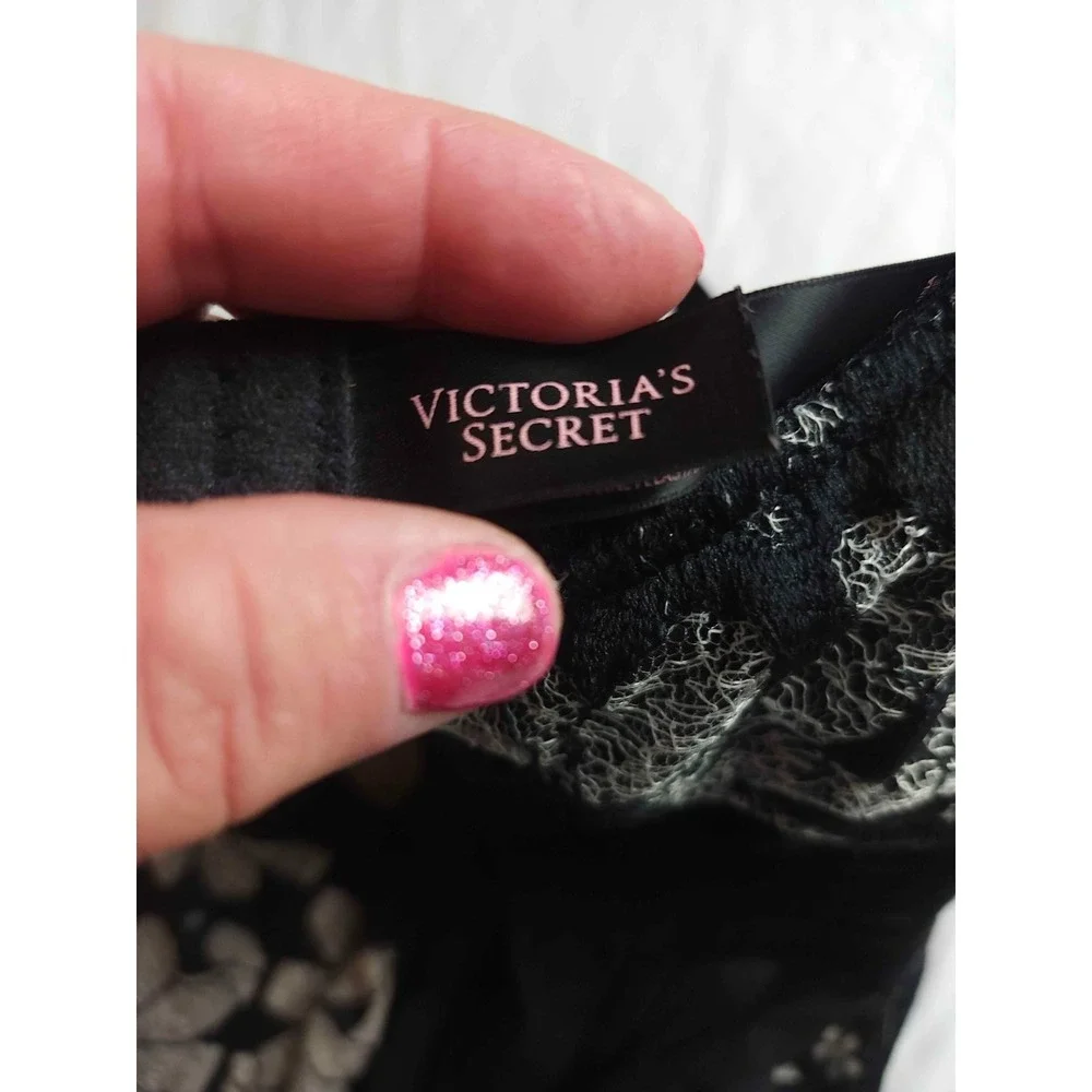Vintage Y2K Victoria's Secret Corset Top 36C‎ Floral Lace Whimsigoth Coquette